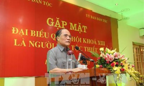 Gặp mặt thân mật các đại biểu Quốc hội khóa XIII là người dân tộc thiểu số