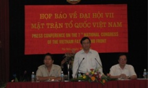 Họp báo về Đại hội VII Mặt trận Tổ quốc Việt Nam