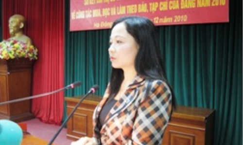 Sơ kết công tác mua, đọc và làm theo báo, tạp chí của Đảng năm 2010 trên địa bàn quận Hà Đông, Hà Nội