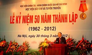 Học viện Báo chí và Tuyên truyền kỷ niệm 50 năm thành lập