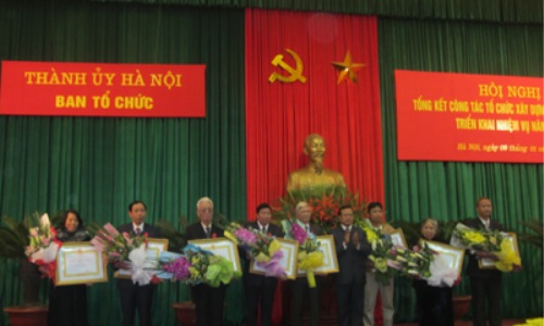 Ban Tổ chức Thành uỷ Hà Nội triển khai nhiệm vụ năm 2013