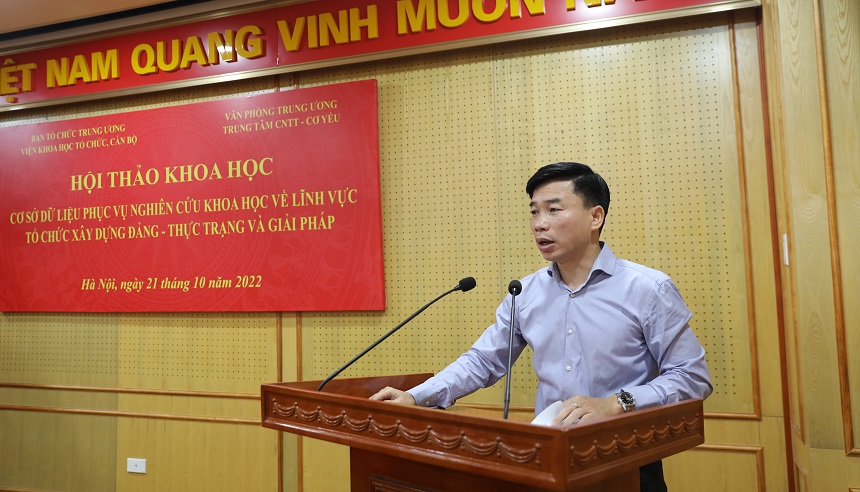 TS. Đào Văn Thành phát biểu kết luận hội thảo.