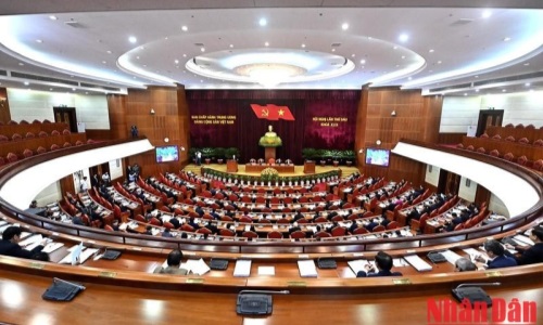 Thông cáo báo chí về ngày làm việc thứ hai của Hội nghị lần thứ sáu Ban Chấp hành Trung ương Đảng khóa XIII