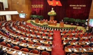 Thông cáo báo chí về phiên bế mạc Hội nghị lần thứ sáu BCH Trung ương Đảng khóa XIII
