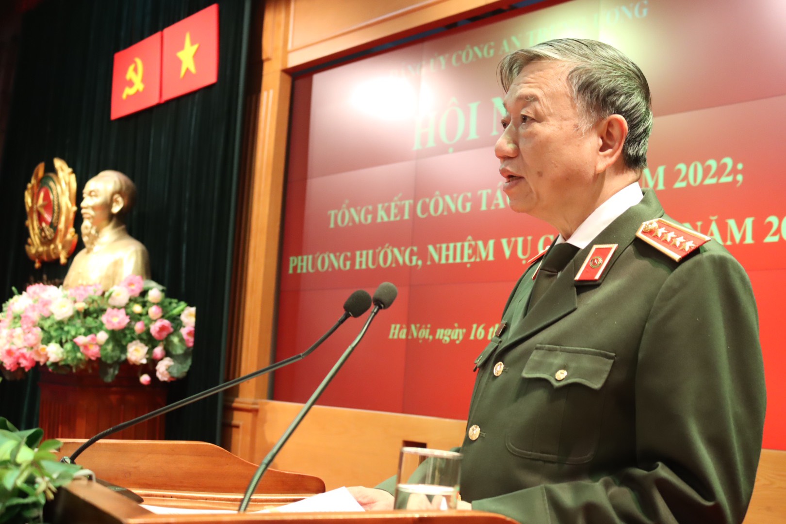 Đồng chí Tô Lâm phát biểu kết luận tại Hội nghị.