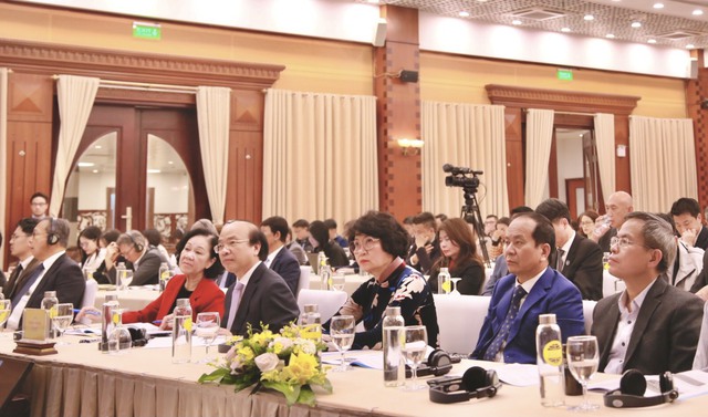 Các đại biểu tham dự Hội thảo tại đầu cầu Hà Nội. Ảnh: VGP/LS