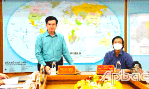 Đoàn kiểm tra của Ban Tổ chức Trung ương làm việc tại tỉnh Tiền Giang