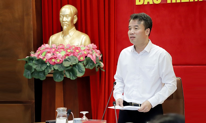 Tổng Giám đốc Nguyễn Thế Mạnh phát biểu chỉ đạo tại Hội nghị.