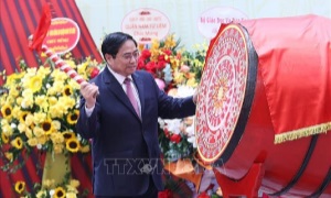 Thủ tướng Chính phủ Phạm Minh Chính dự Lễ khai giảng năm học mới tại Trường Tiểu học Đoàn Thị Điểm (Hà Nội)