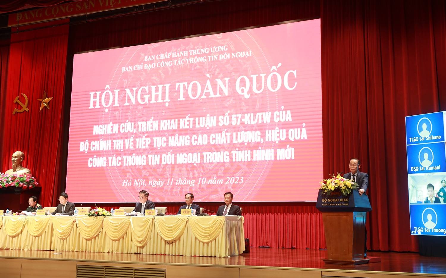 Đ/c Lê Hoài Trung phát biểu khai mạc Hội nghị.