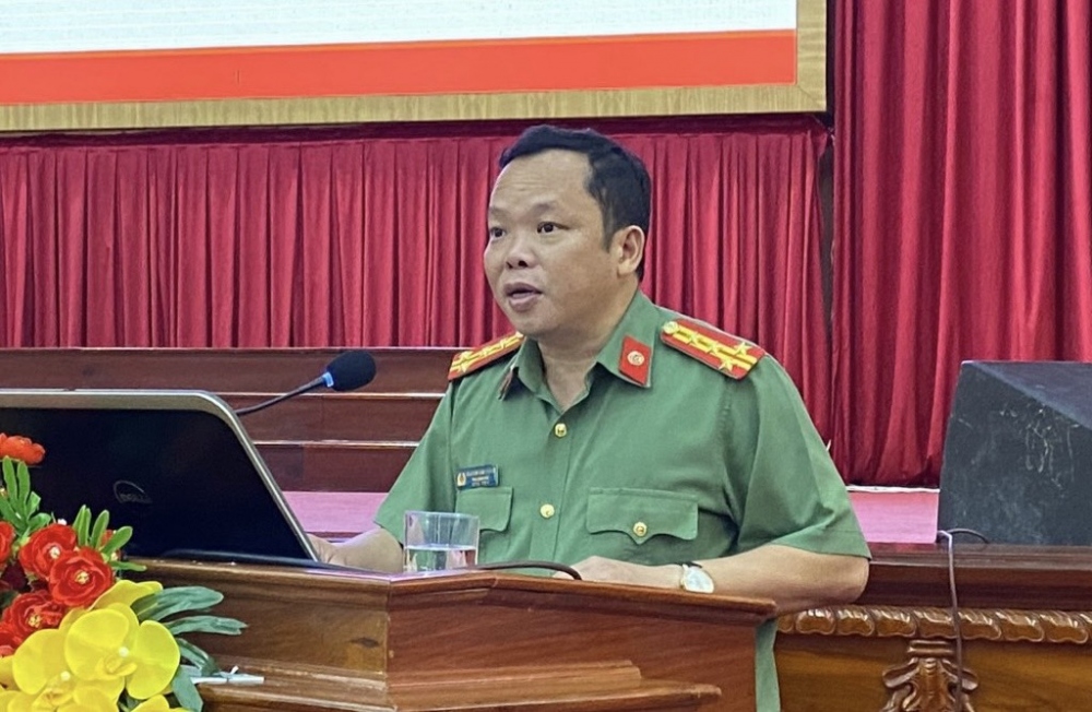 Đại tá Nguyễn Văn Thắng, Phó Giám đốc Công an tỉnh Hậu Giang, Phó Trưởng ban Thường trực Ban Chỉ đạo về Nhân quyền tỉnh Hậu Giang.