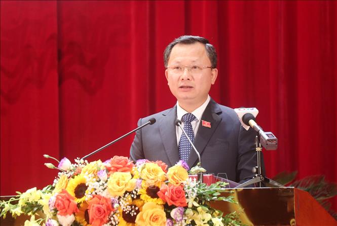 Chủ tịch UBND tỉnh Quảng Ninh Cao Tường Huy. Ảnh: TTXVN