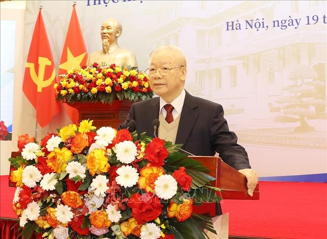 Tổng Bí thư Nguyễn Phú Trọng dự Hội nghị Ngoại giao lần thứ 32.