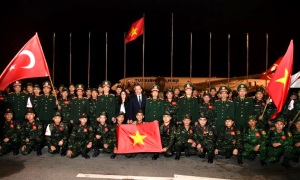 76 chiến sĩ QĐND Việt Nam lên đường sang Thổ Nhĩ Kỳ hỗ trợ khắc phục hậu quả động đất