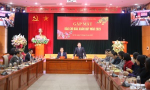 Đảng ủy Khối Các cơ quan Trung ương gặp mặt báo chí đầu Xuân Quý Mão 2023
