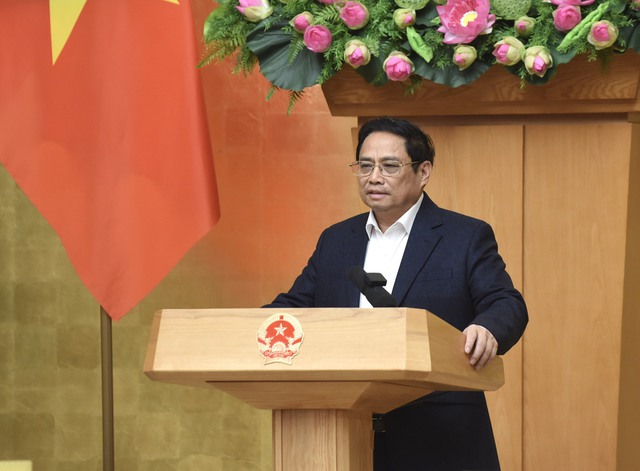 Thủ tướng Phạm Minh Chính, Chính phủ họp phiên thường kỳ tháng 1-2023. Ảnh: VGP