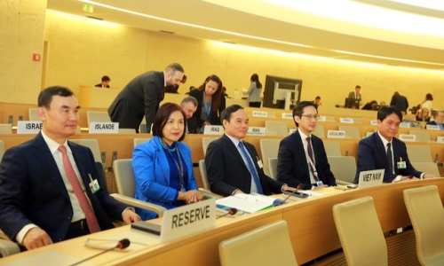 Việt Nam tiếp tục thúc đẩy các sáng kiến nâng cao hiệu quả của Hội đồng Nhân quyền Liên hiệp quốc