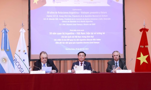 Bài phát biểu của Chủ tịch Quốc hội Vương Đình Huệ tại sự kiện kỷ niệm 50 năm quan hệ ngoại giao Việt Nam - Ác-hen-ti-na