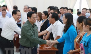 Thủ tướng Phạm Minh Chính: Luôn gắn bó, lắng nghe ý kiến, nguyện vọng của cử tri