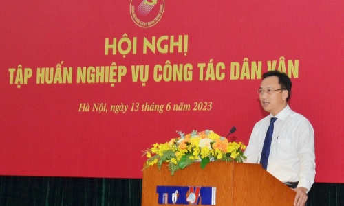Hội nghị tập huấn nghiệp vụ công tác dân vận trong Đảng bộ Khối Các cơ quan Trung ương năm 2023