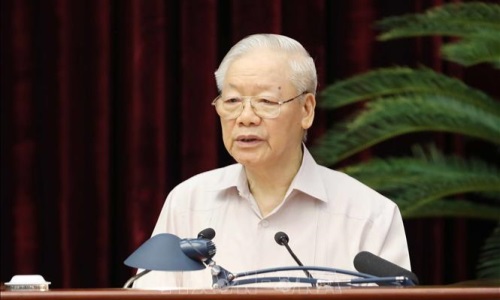 Tổng Bí thư Nguyễn Phú Trọng chủ trì Hội nghị sơ kết 1 năm hoạt động của Ban Chỉ đạo cấp tỉnh về phòng, chống tham nhũng, tiêu cực