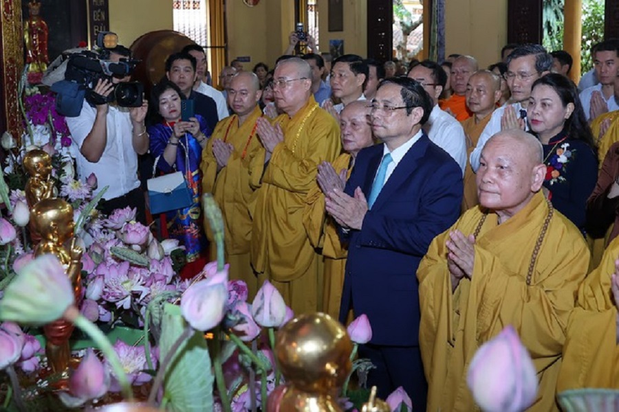 Đại lễ Phật đản Phật lịch 2567 - Dương lịch 2023 được tổ chức trang trọng. Ảnh: VGP/Nhật Bắc.