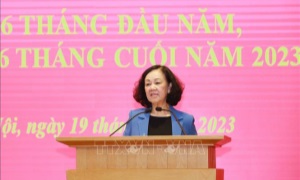 Thường trực Ban Bí thư, Trưởng Ban Tổ chức Trung ương Trương Thị Mai: Văn phòng Trung ương Đảng tiếp tục nâng cao chất lượng công tác tham mưu