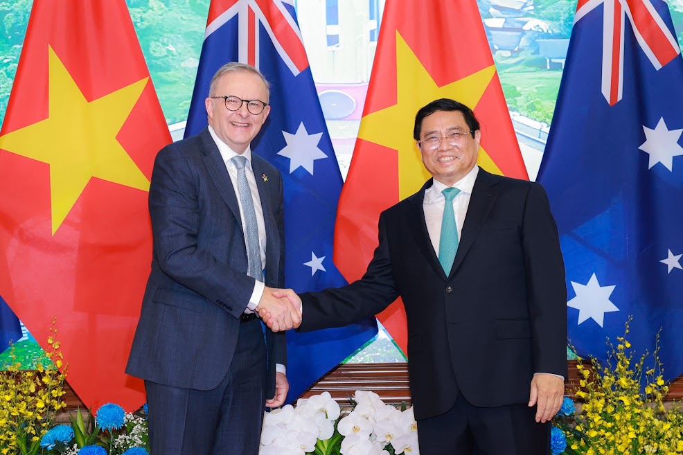 Thủ tướng Phạm Minh Chính đón tiếp Thủ tướng Anthony Albanese sang thăm chính thức Việt Nam