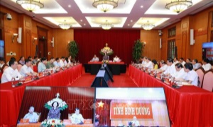 Thường trực Ban Bí thư Trương Thị Mai chủ trì giao ban với bí thư các tỉnh ủy, thành ủy trực thuộc Trung ương
