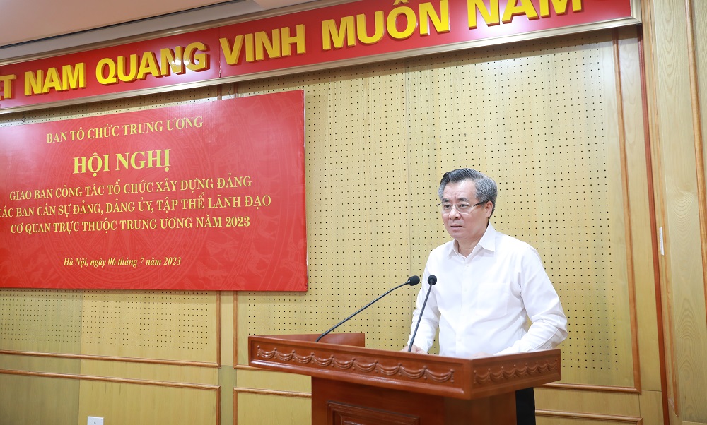 Đ/c Nguyễn Quang Dương nhấn mạnh một số nhiệm vụ trọng tâm 6 tháng cuối năm 2023.
