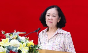 Thường trực Ban Bí thư, Trưởng Ban Tổ chức Trung ương Trương Thị Mai làm việc với Tỉnh uỷ Phú Thọ