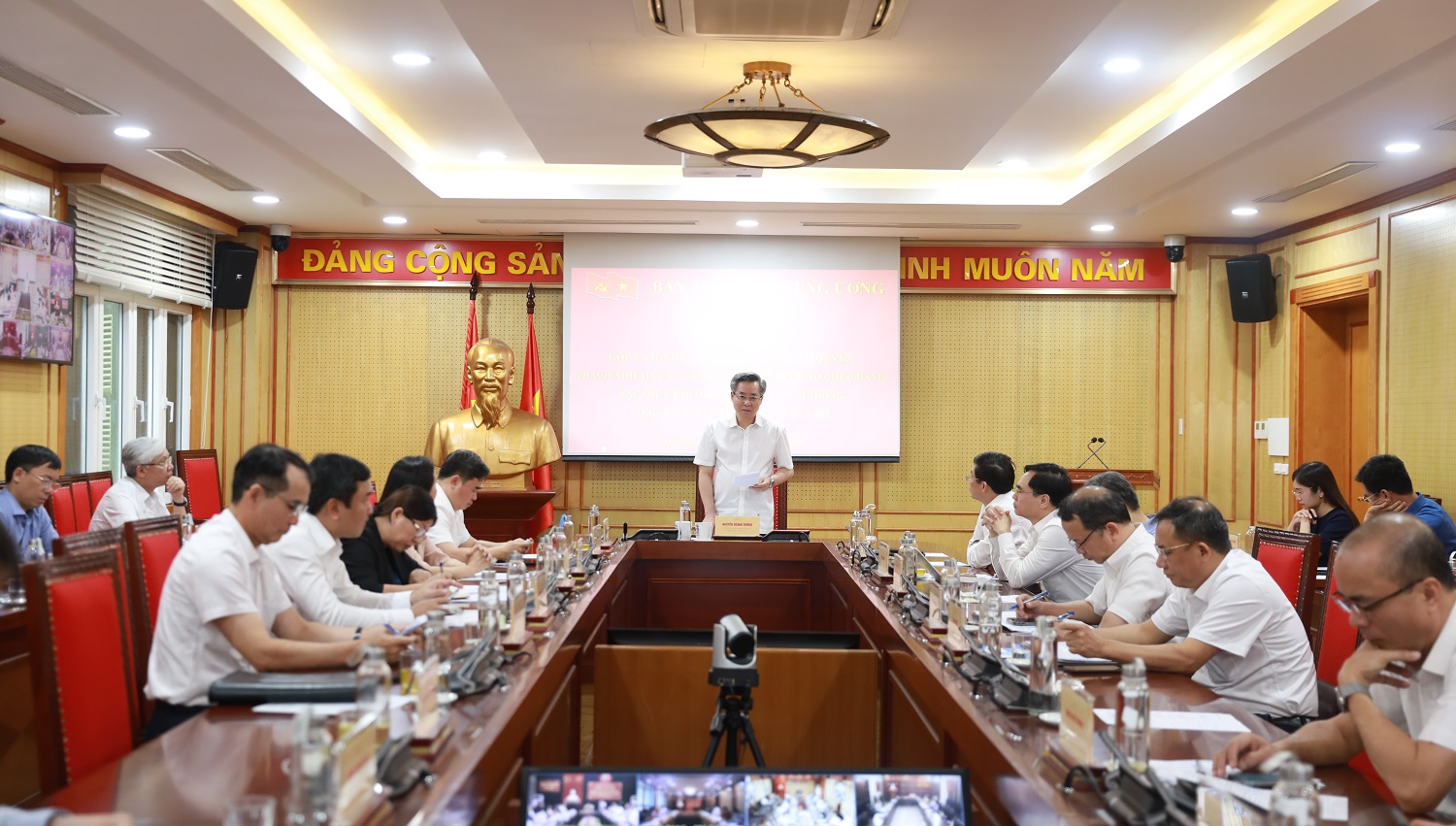 Đ/c Nguyễn Quang Dương phát biểu kết luận Hội nghị.