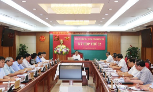 Kỳ họp thứ 32 của Ủy ban Kiểm tra Trung ương: Nhiều tổ chức đảng, đảng viên ở Quảng Ninh bị xử lý kỷ luật
