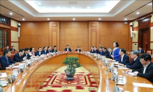 Thường trực Ban Bí thư, Trưởng Ban Tổ chức Trung ương Trương Thị Mai chủ trì giao ban với các ban cán sự đảng ở Trung ương