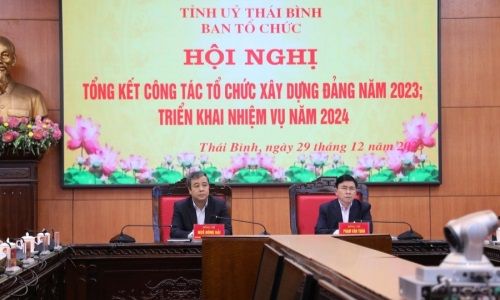 Điểm nhấn công tác tổ chức xây dựng Đảng tỉnh Thái Bình năm 2023