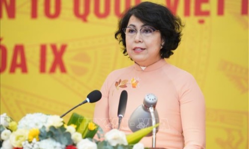 Đồng chí Tô Thị Bích Châu làm Phó Chủ tịch Ủy ban Trung ương MTTQ Việt Nam  ​