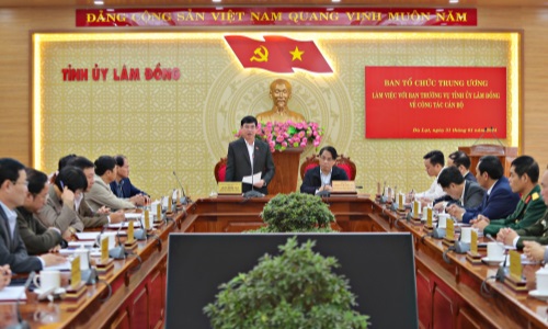 Đồng chí Trần Đình Văn được giao phụ trách Tỉnh ủy Lâm Đồng