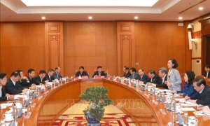 Thường trực Ban Bí thư, Trưởng Ban Tổ chức Trung ương Trương Thị Mai chủ trì giao ban công tác quý IV-2023