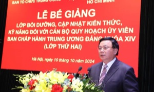 Cán bộ quy hoạch Ủy viên Trung ương Đảng cần gương mẫu, không ngại khó khăn, thử thách