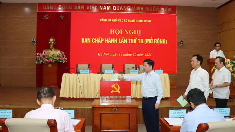 Hội nghị thực hiện quy trình bổ sung quy hoạch cấp ủy, Ủy ban Kiểm tra Đảng ủy Khối.