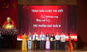 Tạp chí Xây dựng Đảng đoạt Giải B tại Cuộc thi viết “Khát vọng Tây Hồ - Khát vọng Thăng Long” năm 2024