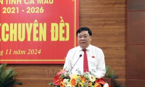 Đồng chí Phạm Thành Ngại được bầu giữ chức Chủ tịch UBND tỉnh Cà Mau
