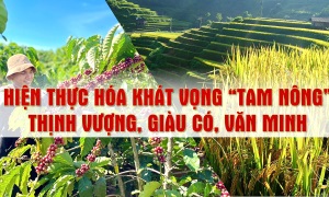 HIỆN THỰC HÓA KHÁT VỌNG “TAM NÔNG” THỊNH VƯỢNG, GIÀU CÓ, VĂN MINH