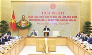 Hội nghị toàn quốc triển khai thi hành các luật, nghị quyết của Quốc hội