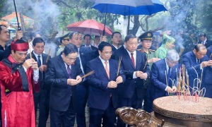 Thủ tướng Phạm Minh Chính dự Lễ dâng hương ngày Giỗ Tổ Hùng Vương