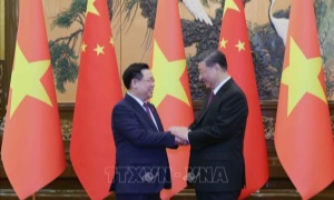 Chủ tịch Quốc hội Vương Đình Huệ hội kiến Tổng Bí Thư, Chủ tịch Trung Quốc Tập Cận Bình