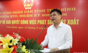 Thái Bình có tân Phó Chủ tịch Ủy ban nhân dân tỉnh