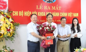 Thành lập Chi bộ Hiệp hội Khoa học Hành chính Việt Nam