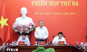 Chủ tịch nước Tô Lâm chủ trì phiên họp thứ 3 Ban chỉ đạo Tổng kết 40 năm đổi mới