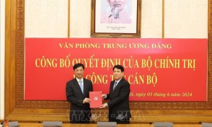 Đồng chí Thượng tướng Nguyễn Duy Ngọc giữ chức Chánh Văn phòng Trung ương Đảng